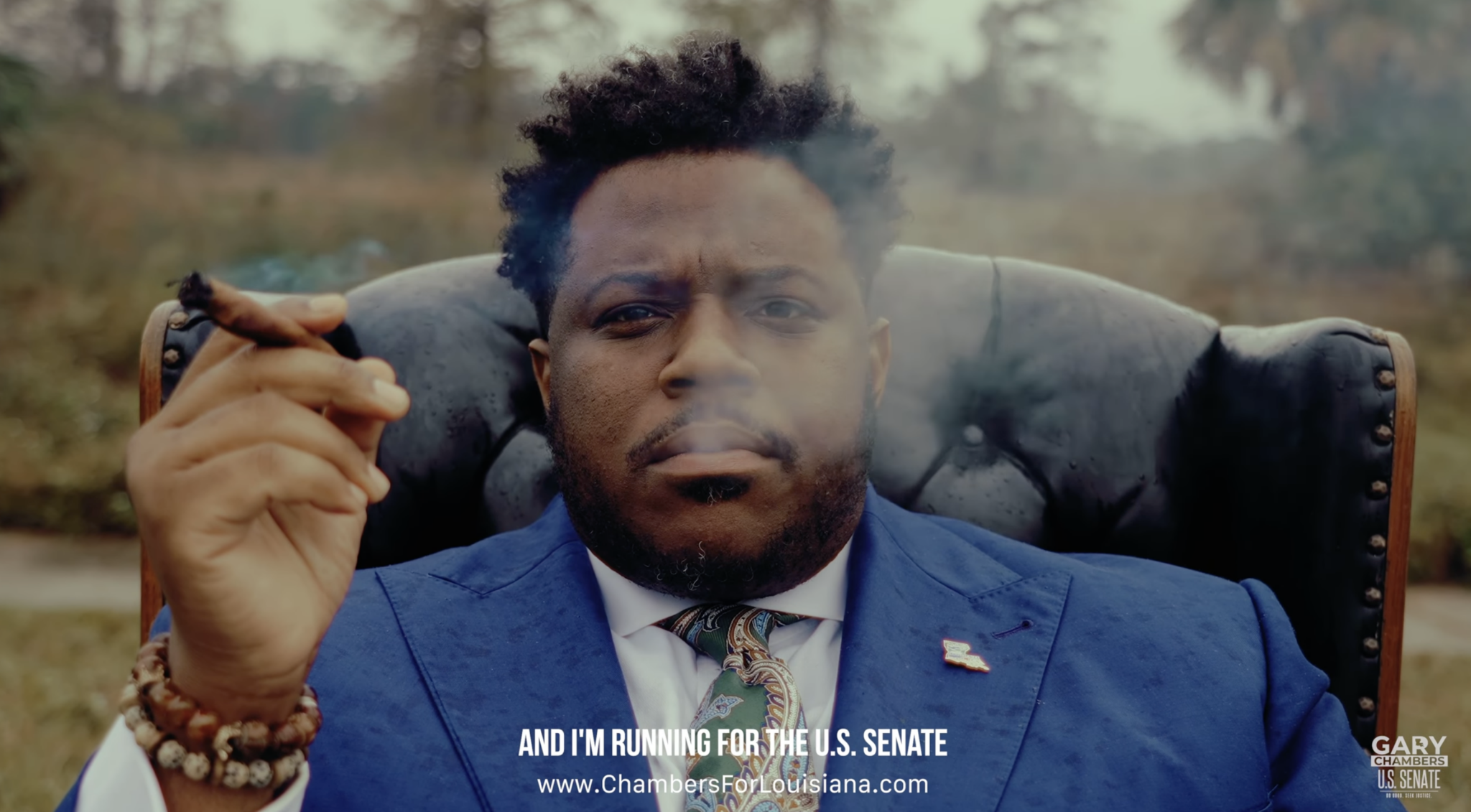You are currently viewing U.S. Senate Candidate Smokes Marijuana Blunt In Campaign Ad About Harms Of Criminalization